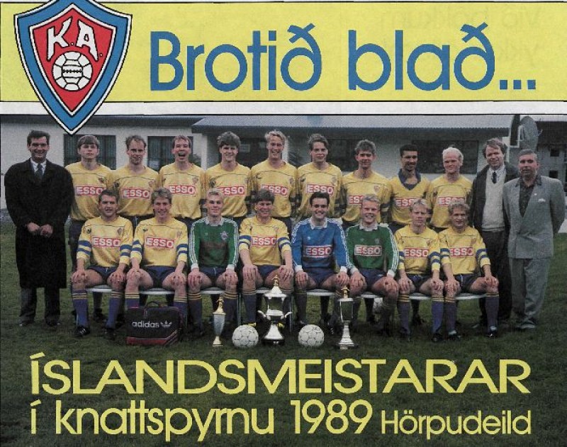 Íslandsmeistaralið KA 1989