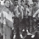 Fjrir af mttarstlpum KA  knattspyrnu 1989. Fr vinstri: Ormarr rlygsson, Anthony Karl Gregory, Bjarni Jnsson og Steingrmur Birgisson