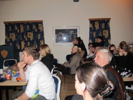 Hluti þeirra sem létu sjá sig í kvöld