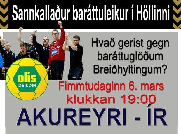 Baráttuleikur gegn ÍR á fimmtudaginn