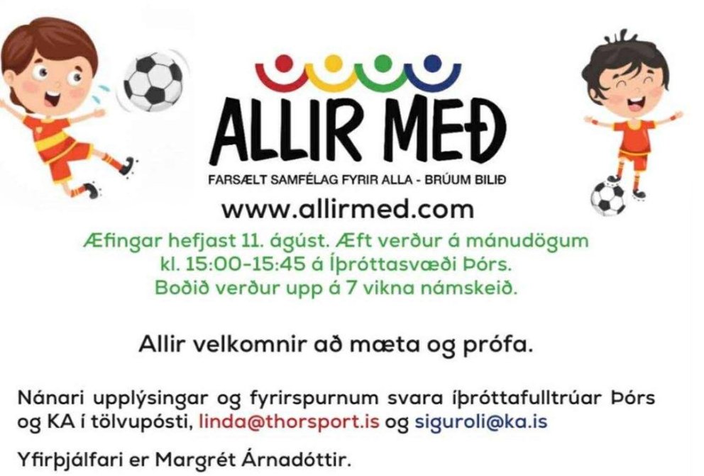 Allir með! - æfingar að hefjast