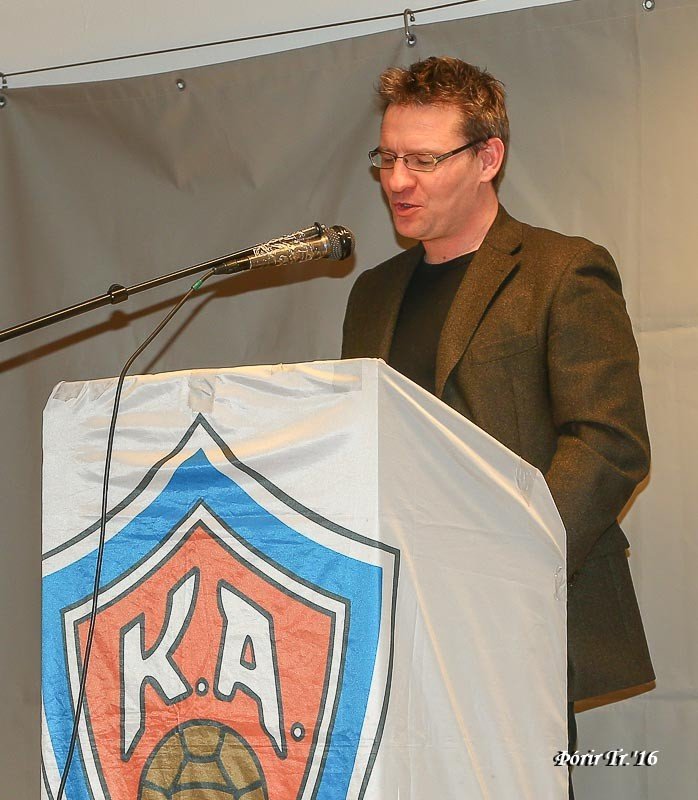 Arnar Már á afmælishátíð KA