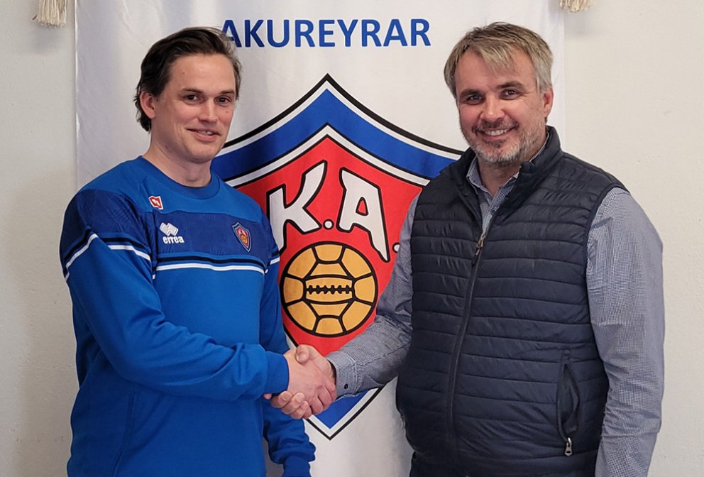 Arnar Gauti og Sævar framkvæmdarstjóri KA
