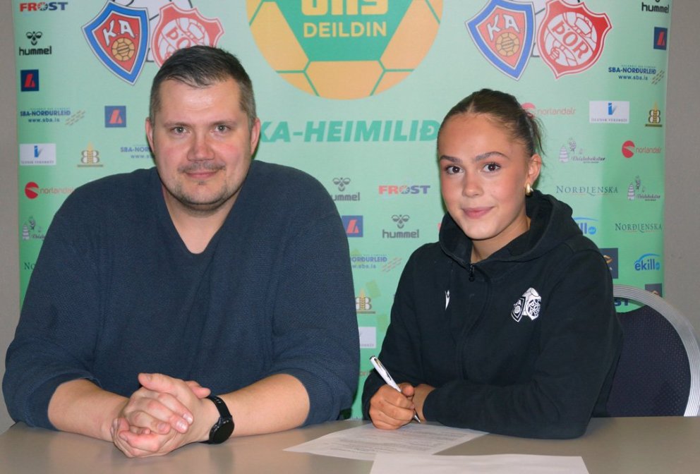 Stefán formaður KA/Þórs og Bergrós Ásta