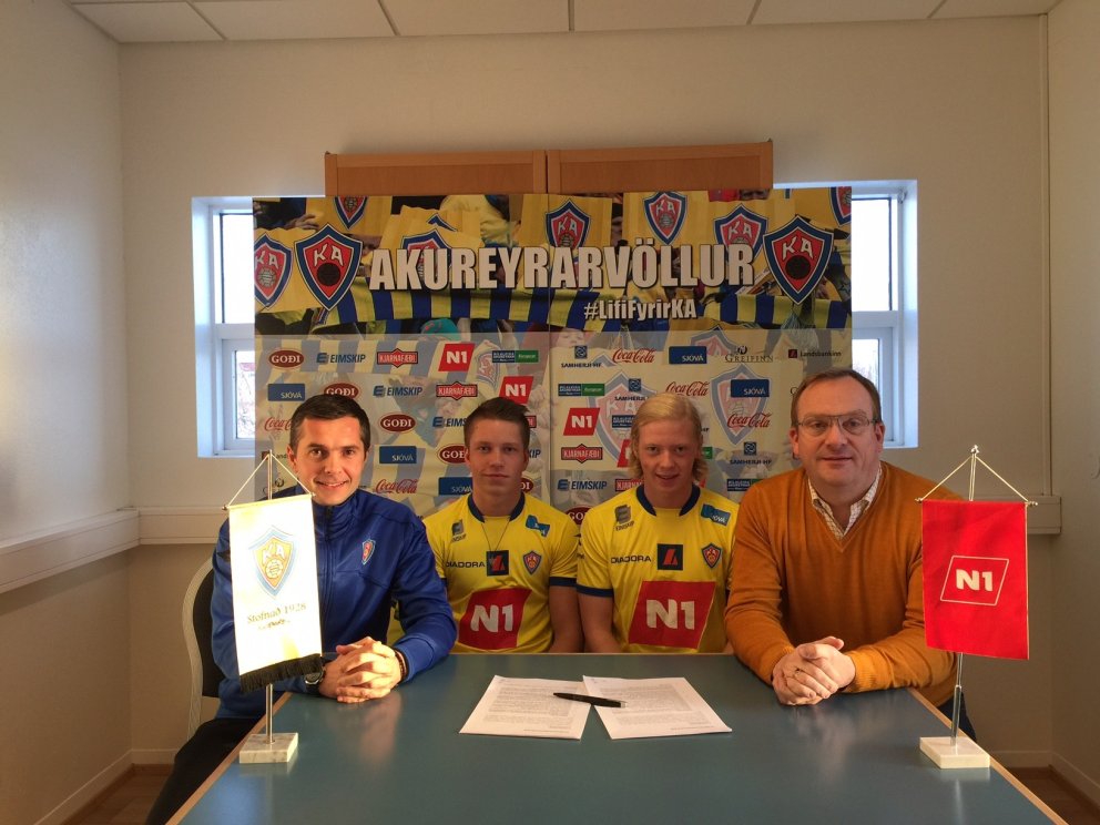 Bjarki og Sveinn sömdu við KA á KA-deginum