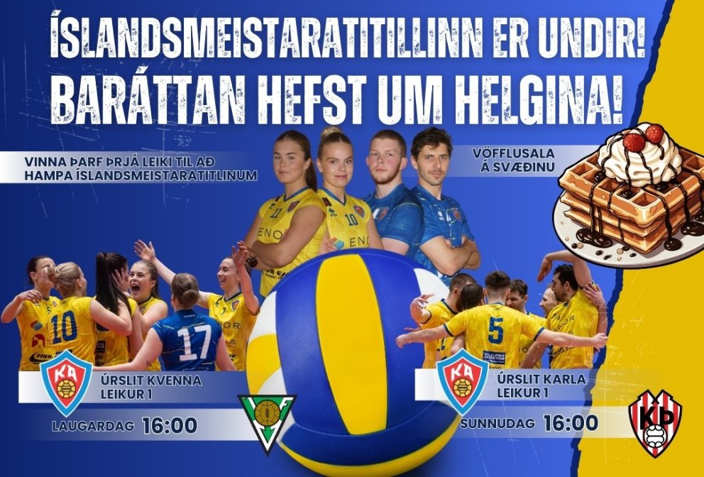 Baráttan um Íslandsmeistaratitilinn hefst um helgina