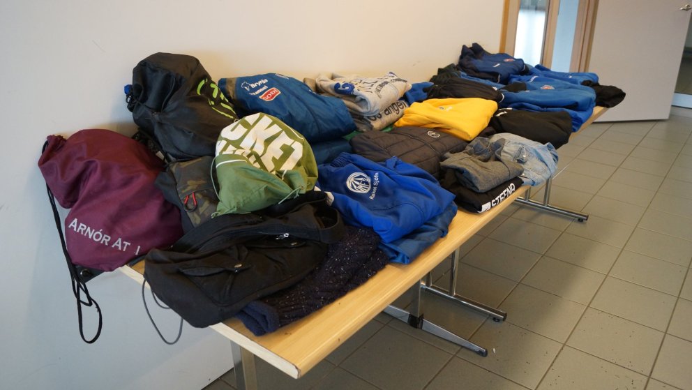 Mikið af óskilamunum í KA-Heimilinu