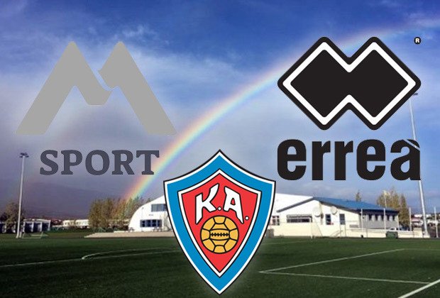 M Sport þjónustar KA Errea fatnað