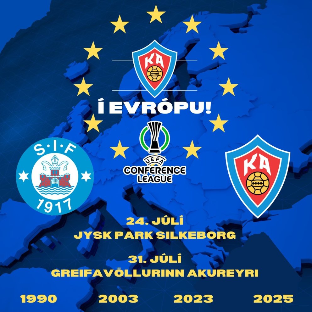 KA mætir Silkeborg í evrópukeppninni