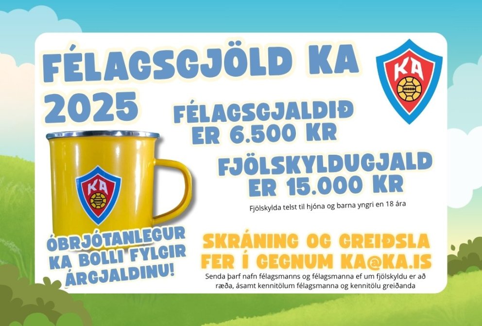Félagsgjöld KA 2025