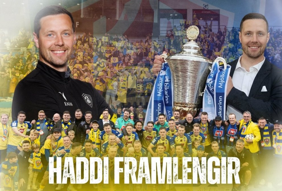 Hallgrímur Jónasson skrifar undir nýjan 2 ára samning