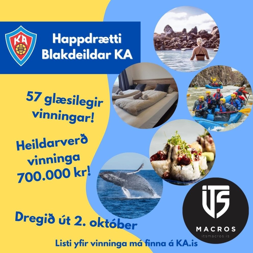 Vinningaskrá happdrætti blakdeildar