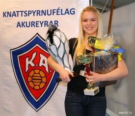 Helga Hansdóttir, Íþróttamaður KA 2011. Mynd: Þórir Tryggvason.