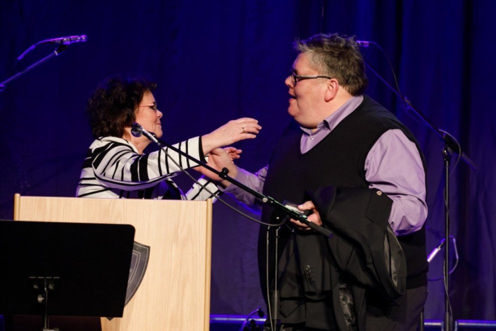 Hrefna og Gunnar á 90 ára afmæli KA í janúar