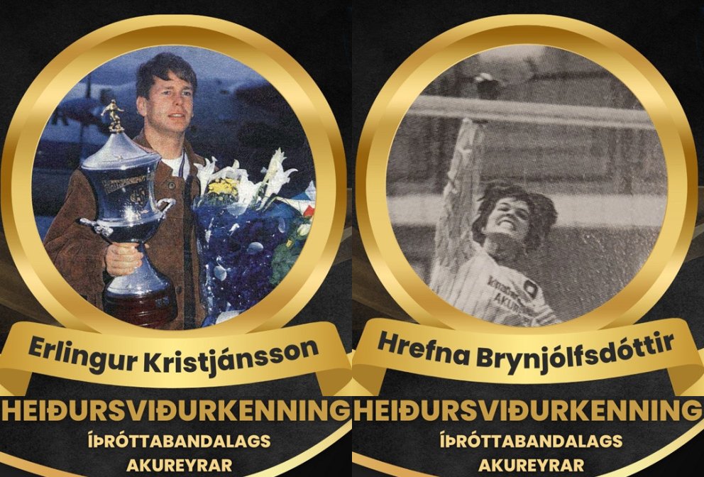 Erlingur og Hrefna hlutu heiðursviðurkenningu ÍBA