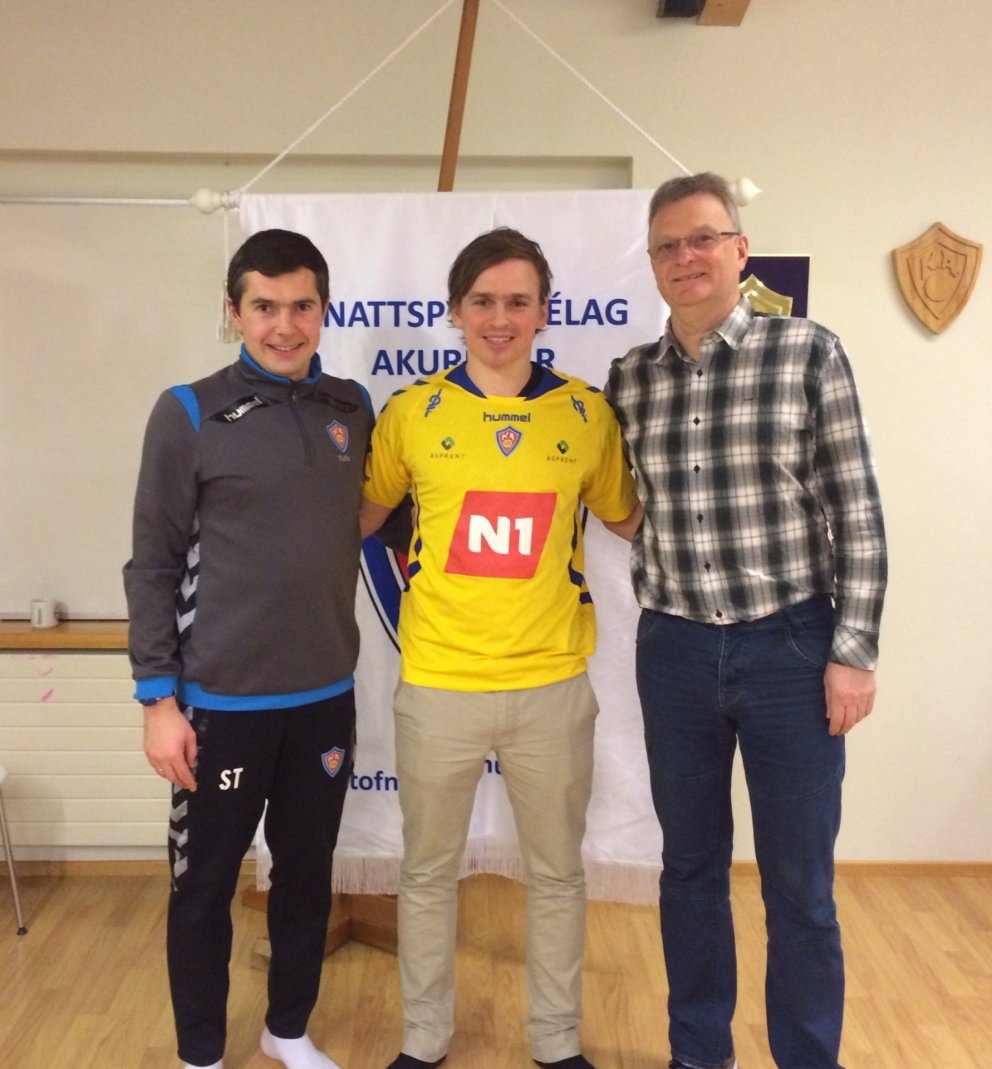 Jóhann og þjálfararnir / KA-Sport