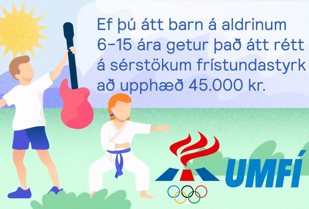 Styrkir fyrir ungt fólk í íþrótta- og æskulýðstarfi