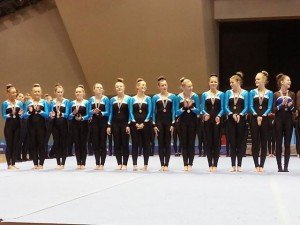 Mynd frá verðlaunaafhendingunni