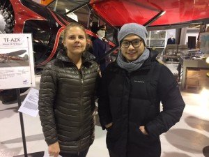 Rut framkvæmdastjóri og James yfirþjálfari Parkour