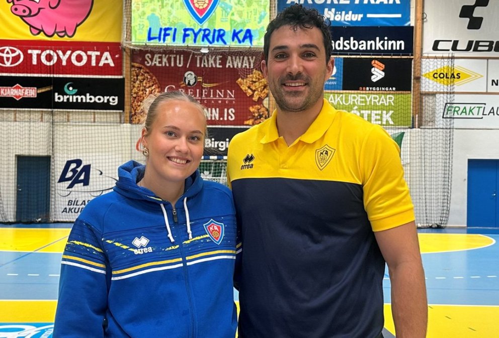 Jóna og Mateo endurnýja kynnin á komandi vetri en saman hafa þau hampað ófáum titlunum!