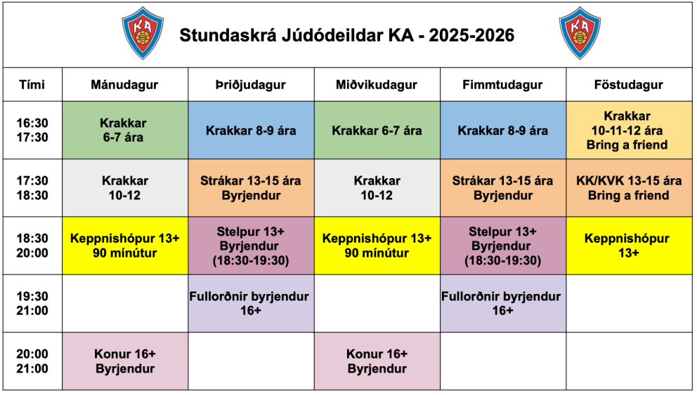 Júdóæfingar að hefjast - Allir velkomnir