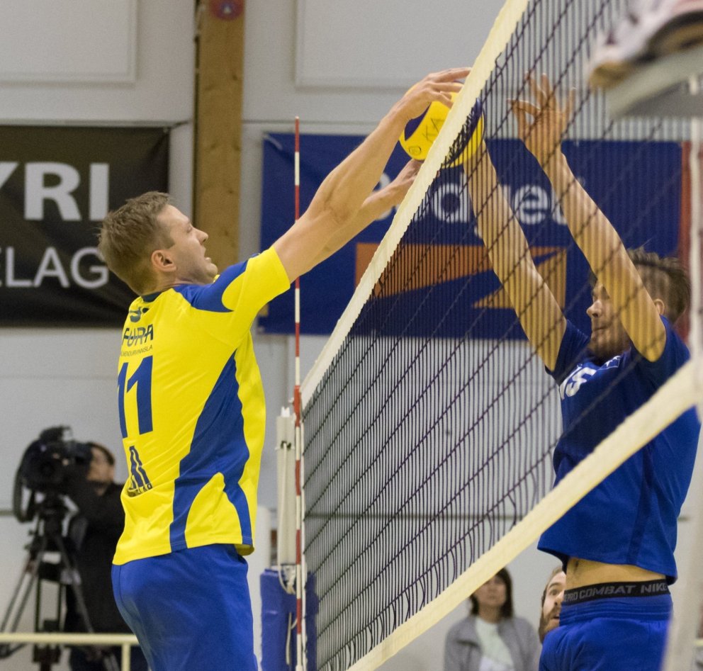 Filip klárar vel í leiknum í gær