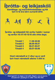 Um leikjaskóla KA