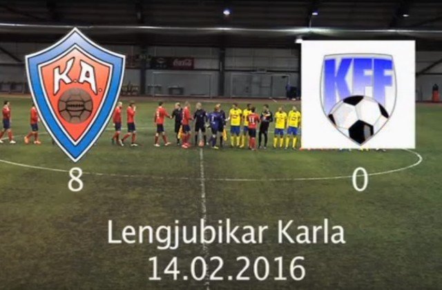 Mörkin úr leik KA og Fjarðarbyggðar
