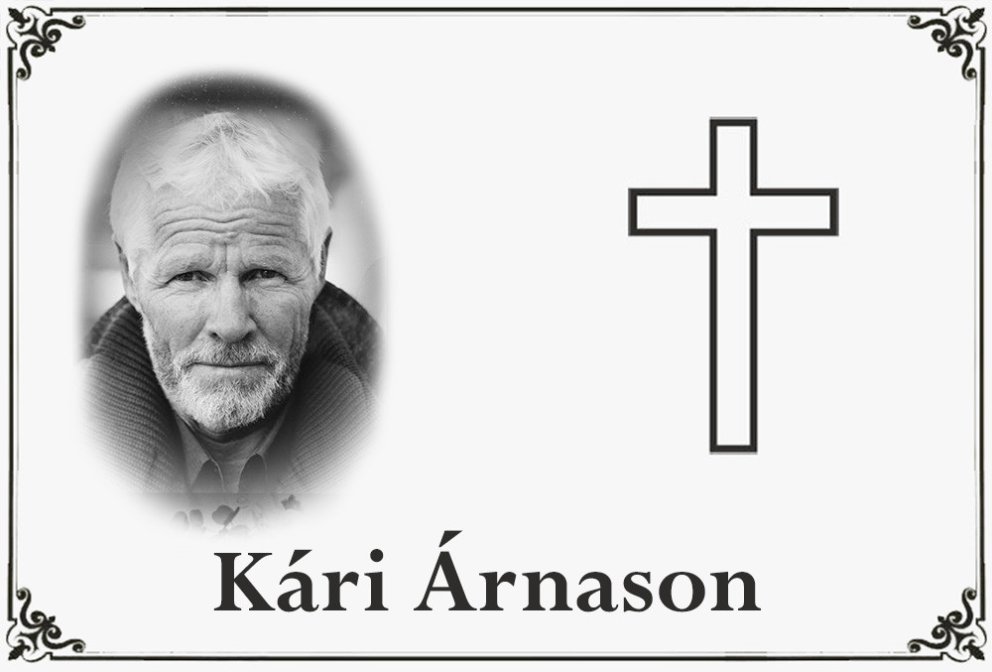 Andlát: Kári Árnason