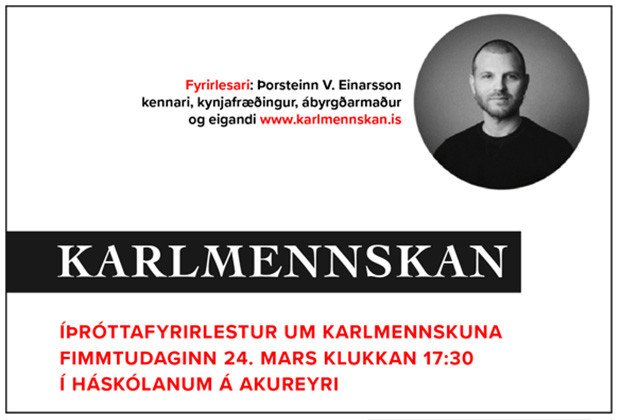 Íþróttafyrirlesturinn karlmennskan