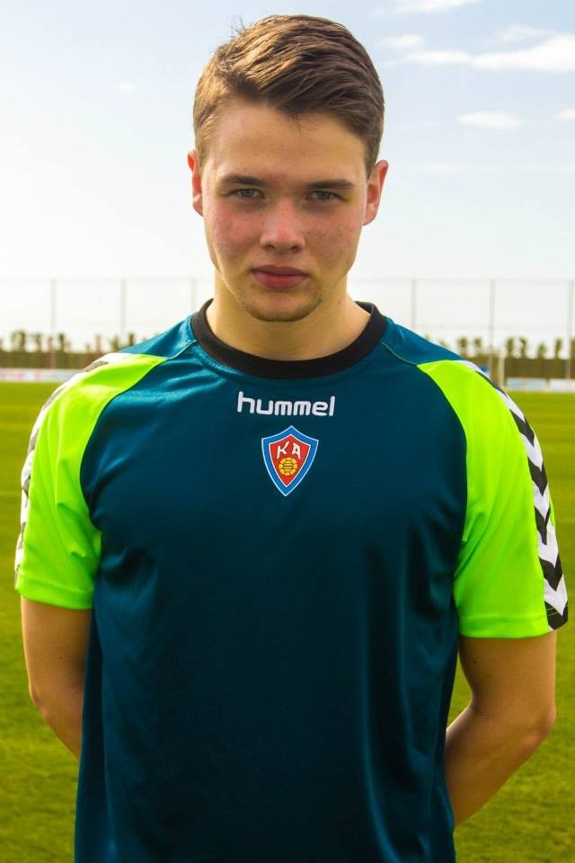 Kristján Freyr skoraði þrjú mörk í Lengjubikarnum.