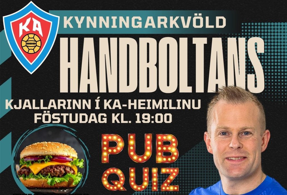 Kynningarkvöld handboltans á föstudaginn