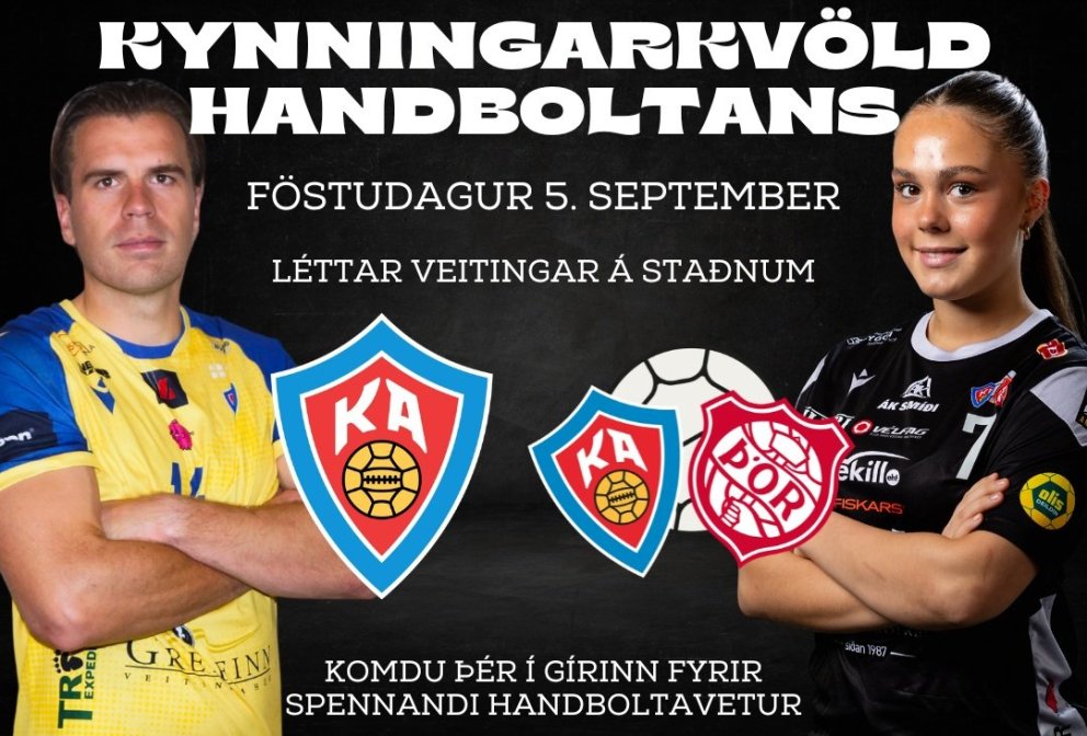 Kynningarkvöld handboltans á föstudaginn