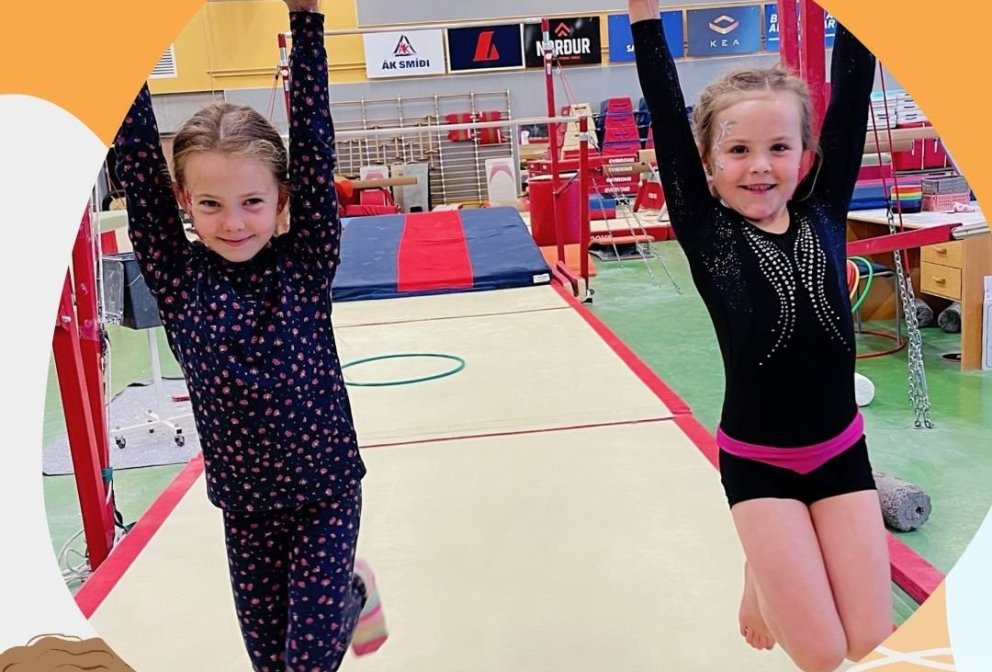 Það er líf og fjör í leikjaskólum KA í Nausta- og Giljaskóla