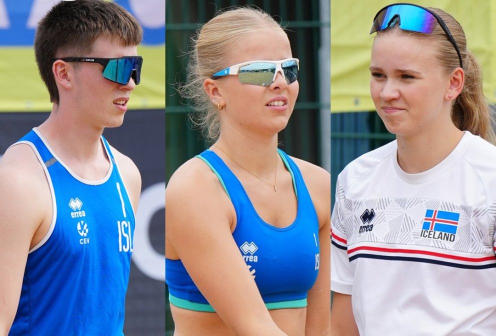 Ágúst, Sóldís og Auður geta verið að ansi stolt af frábærum árangri sínum í Írlandi