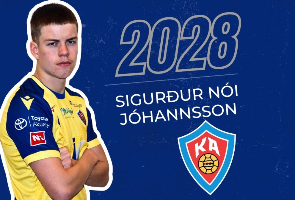 Sigurður Nói skrifar undir út 2028