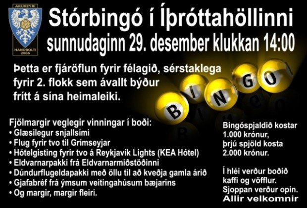Akureyri Handboltafélag með glæsilegt bingó