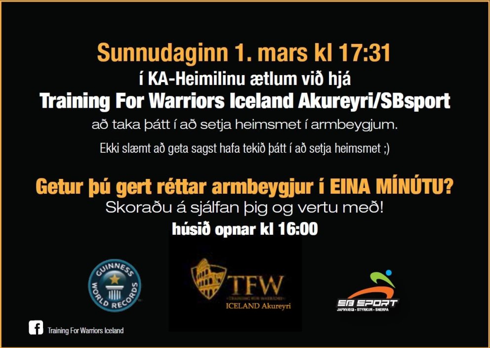 Viltu taka þátt í að setja heimsmet?