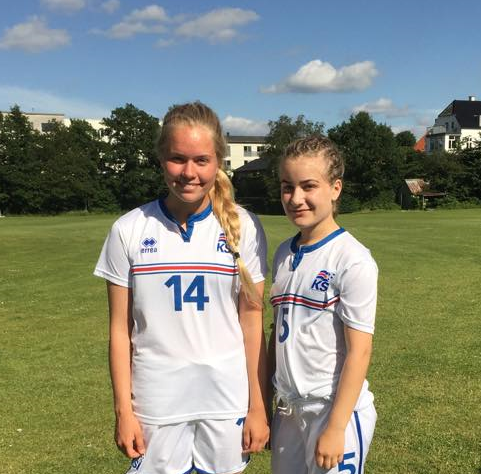 Margrét og Saga Líf leikmenn Þórs/KA.