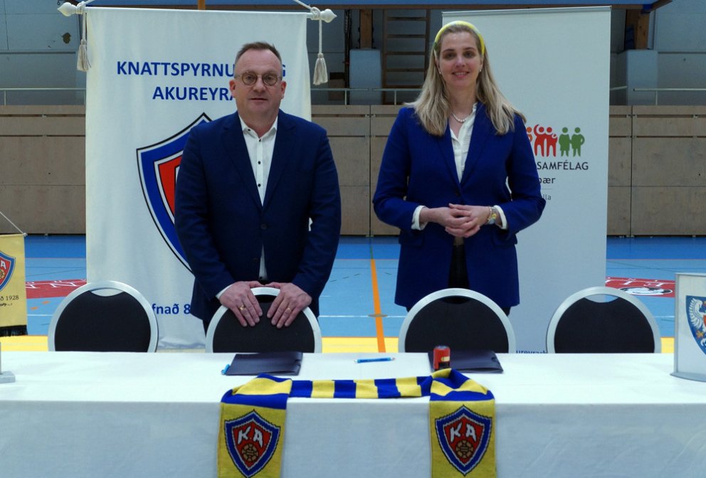 Eiríkur formaður KA og Ásthildur bæjarstjóri