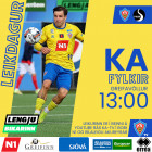 KA - Fylkir kl. 13:30 á KA-TV