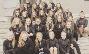 Iðkendahópurinn sem fór til Ollerup