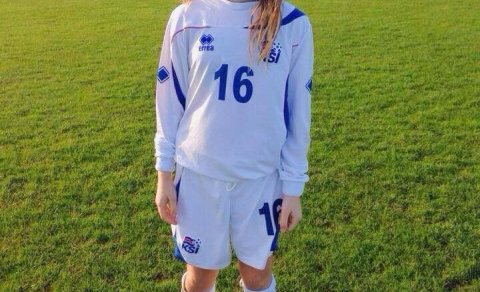 Saga Líf spilaði gegn Póllandi