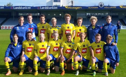 Lið KA sem lék leikinn í dag