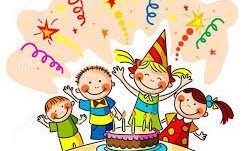 Afmælisveisla í fimleikasalnum