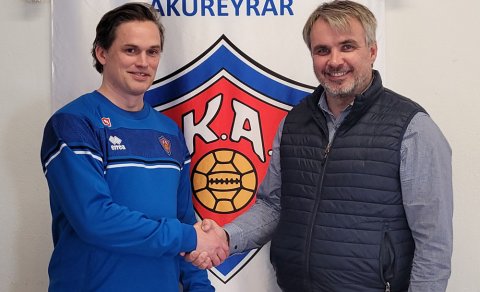 Arnar Gauti og Sævar framkvæmdarstjóri KA