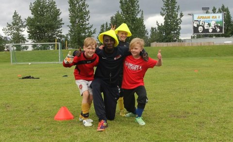 Jermelle var frábær með strákunum í 6. fl 2014.