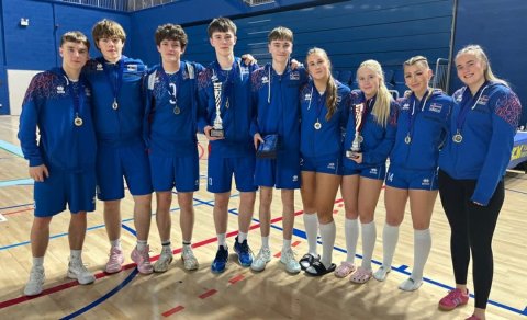 Glæsilegir fulltrúar KA sem tryggðu sér bæði gull og sæti á lokakeppni EM