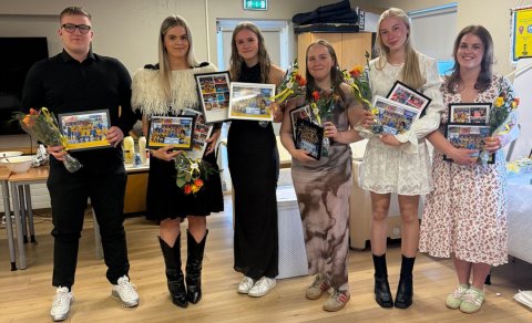 Lucia og Mateusz best á lokahófi blakdeildar