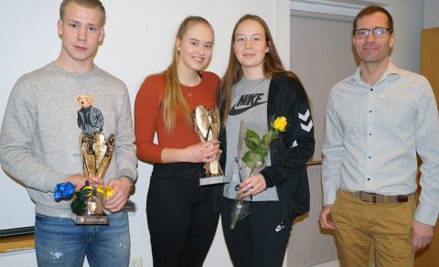 Arnór, Jóna og Rakel hlutu Böggubikarinn í fyrra